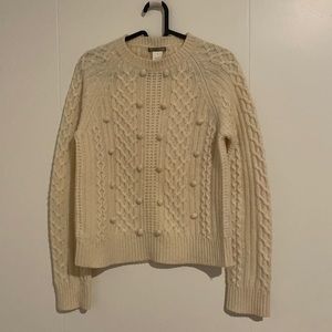 J.Crew Vintage Wool Mini Ball Sweater